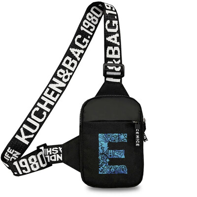 Geantă sport pentru piept bărbați Genți de mesaje pentru telefon mobil mic Genți de talie Geantă de mână multifuncțională Gravează imaginea Nume inițială