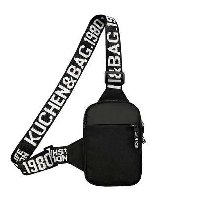 Geantă sport pentru piept bărbați Genți de mesaje pentru telefon mobil mic Genți de talie Geantă de mână multifuncțională Gravează imaginea Nume inițială