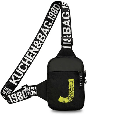 Geantă sport pentru piept bărbați Genți de mesaje pentru telefon mobil mic Genți de talie Geantă de mână multifuncțională Gravează imaginea Nume inițială