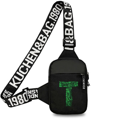 Geantă sport pentru piept bărbați Genți de mesaje pentru telefon mobil mic Genți de talie Geantă de mână multifuncțională Gravează imaginea Nume inițială