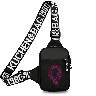 Geantă sport pentru piept bărbați Genți de mesaje pentru telefon mobil mic Genți de talie Geantă de mână multifuncțională Gravează imaginea Nume inițială