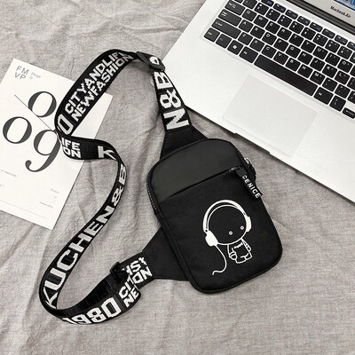 Vīriešu plecu soma Trend ūdensizturīga maza kurjera soma Kvadrātveida Crossbody somas Soma vīriešiem Sacoche Homme