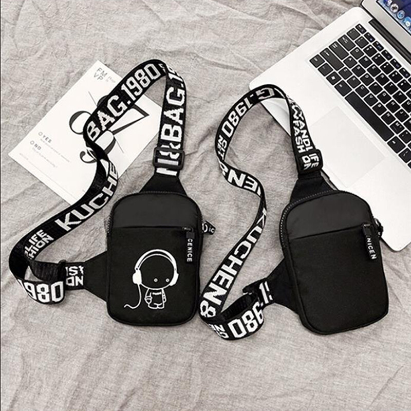 Vīriešu plecu soma Trend ūdensizturīga maza kurjera soma Kvadrātveida Crossbody somas Soma vīriešiem Sacoche Homme