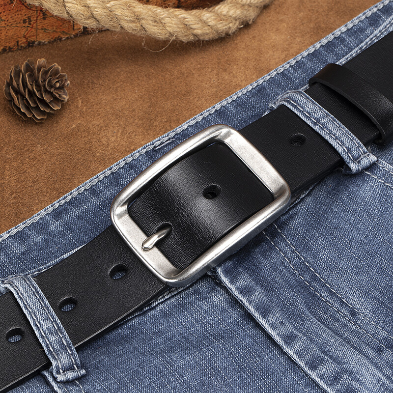 Moderan retro muški remen od prave kože, prekogranični izbor prave goveđe kože, gornji sloj uvezen iz Italije