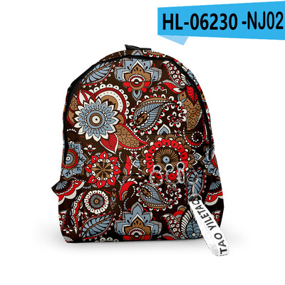 Rucsacuri cu model Paisley Harajuku, pentru băieți/fete, genți de școală, cu imprimare 3D, brelocuri Oxford impermeabile, drăguțe, rucsacuri mici