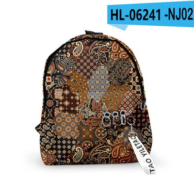Rucsacuri cu model Paisley Harajuku, pentru băieți/fete, genți de școală, cu imprimare 3D, brelocuri Oxford impermeabile, drăguțe, rucsacuri mici