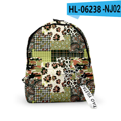 Rucsacuri cu model Paisley Harajuku, pentru băieți/fete, genți de școală, cu imprimare 3D, brelocuri Oxford impermeabile, drăguțe, rucsacuri mici