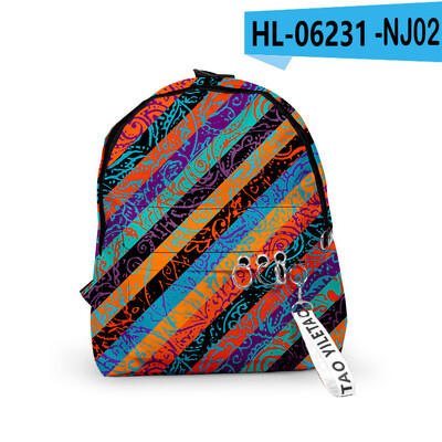 Rucsacuri cu model Paisley Harajuku, pentru băieți/fete, genți de școală, cu imprimare 3D, brelocuri Oxford impermeabile, drăguțe, rucsacuri mici