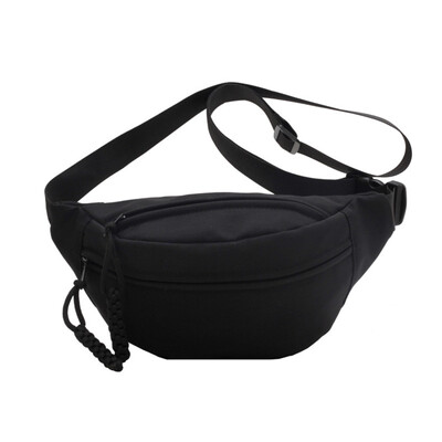 Krūšu soma Banānu soma sievietēm Sling Crossbody Waist Pack Canvas Running Jostas soma Ikdienas Fanny Packs Sport Half Moon jostas soma
