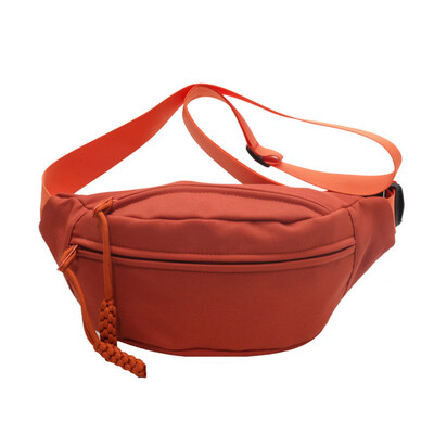 Krūšu soma Banānu soma sievietēm Sling Crossbody Waist Pack Canvas Running Jostas soma Ikdienas Fanny Packs Sport Half Moon jostas soma