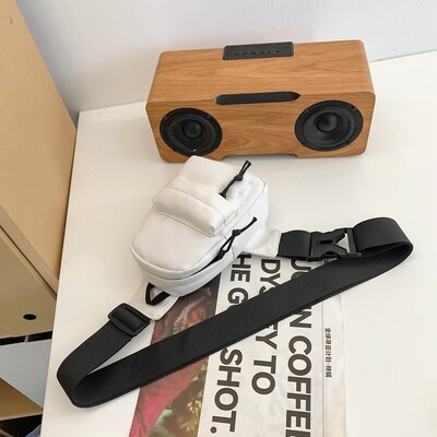 VC, la modă, contrastantă, mini geantă de piept pentru bărbați, la modă, din nailon, geantă ușoară pentru bărbați, unisex, ocazională, pentru telefonul stradal.