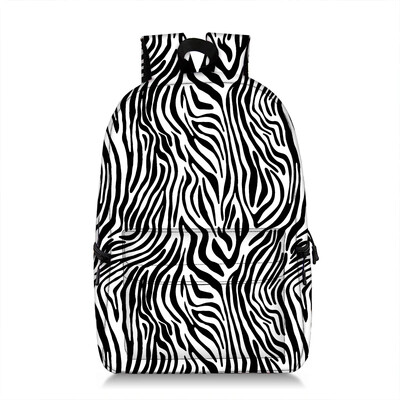 Tigru, leopard, crocodil, zebră, cu model, rucsac, genți de școală pentru copii, pentru fete adolescente, rucsac din pânză pentru laptop.