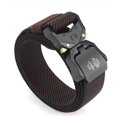 KOLBER 110 cm/125 cm/140 cm elastīga vīriešu josta ar alumīnija sprādzi, ātri noņemama āra ikdienas josta, militārā taktiskā josta vīriešiem