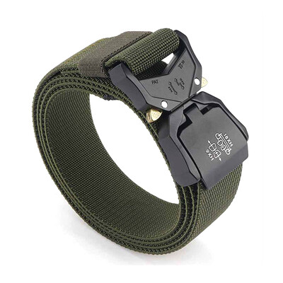 KOLBER 110 cm/125 cm/140 cm elastīga vīriešu josta ar alumīnija sprādzi, ātri noņemama āra ikdienas josta, militārā taktiskā josta vīriešiem