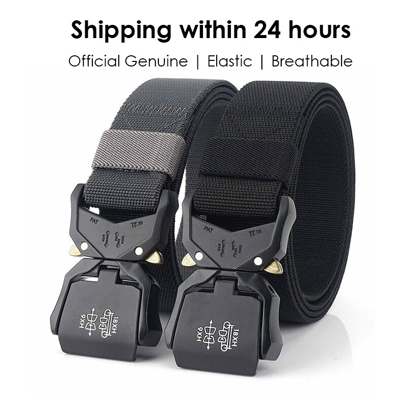 KOLBER 110 cm/125 cm/140 cm elastīga vīriešu josta ar alumīnija sprādzi, ātri noņemama āra ikdienas josta, militārā taktiskā josta vīriešiem