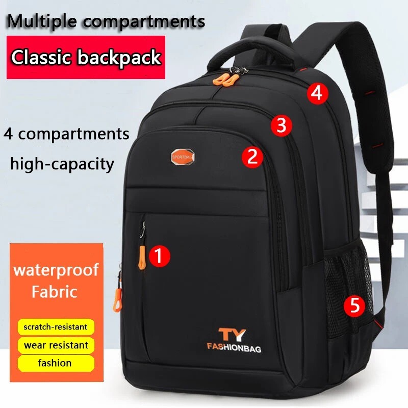 Brīvā laika daudzslāņu rāvējslēdzēja lielas ietilpības ceļojumu mugursoma, stilīga vīriešu un sieviešu mugursoma, biznesa datora mugursoma-ll