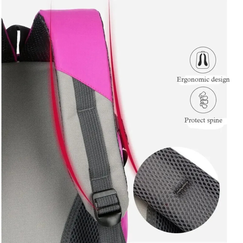 Rucsac Oxford impermeabil 2024, cu umăr, rezistent la uzură, ușoare, pentru școală, pentru alergare, rucsac portabil de capacitate mare