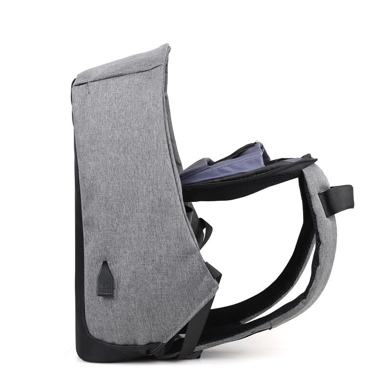 Geantă antifurt Bărbați Rucsac pentru laptop Rucsac de călătorie Femei Capacitate mare pentru afaceri, încărcare USB, Genți de umăr pentru studenți.