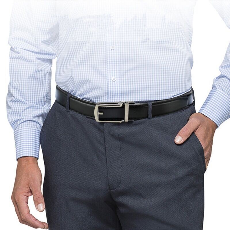 Automātiska ādas josta - īstas ādas sprūdrata josta 30 mm vai 3 cm platumā - Vīriešu ādas josta ar automātisko sprādzi