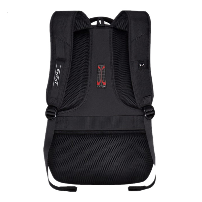 SWICKY pentru bărbați, multifuncțional, de modă, de afaceri, de călătorie, ocazională, antifurt, rezistent la apă, pentru laptop de 15,6 inci, pentru bărbați, ghiozdane de școală pentru băieți