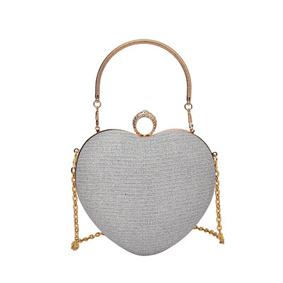 Geantă de seară circulară din mătase aurie strălucitoare, poșetă pentru banchet, decor cu strasuri, genți de umăr cu lanț, genți de mână de lux pentru petrecere pentru femei