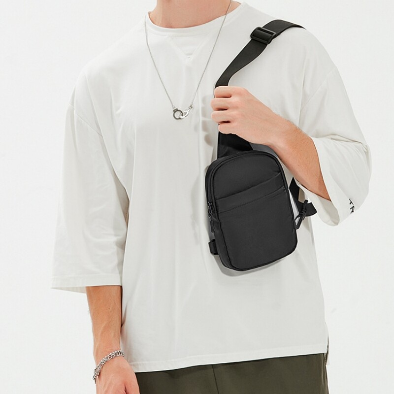 2in1 daudzfunkcionāla jostas soma krūšu soma āra ceļojumu soma vīriešiem sievietēm ikdienas Crossbody Small Sling mugursoma Sling somas