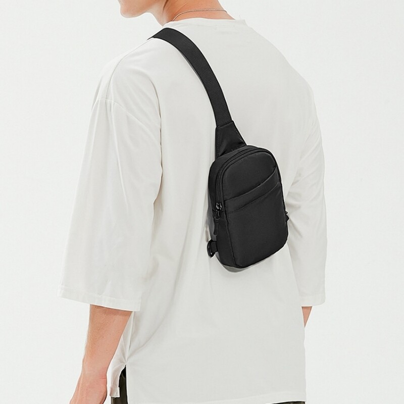 2in1 daudzfunkcionāla jostas soma krūšu soma āra ceļojumu soma vīriešiem sievietēm ikdienas Crossbody Small Sling mugursoma Sling somas