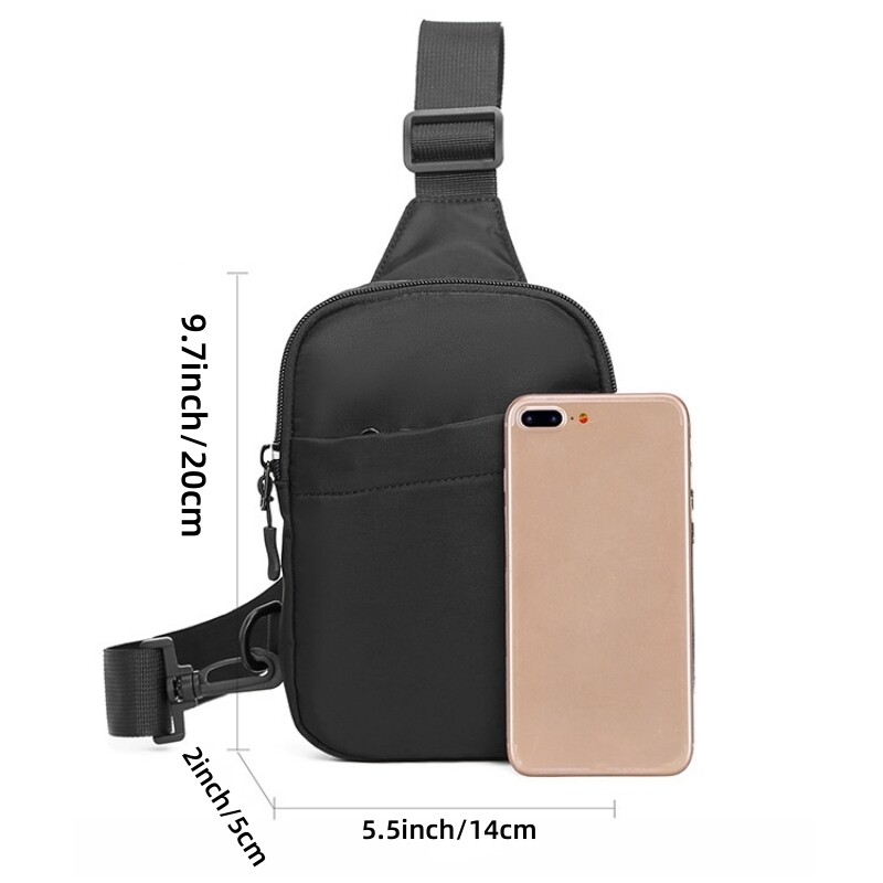 2in1 daudzfunkcionāla jostas soma krūšu soma āra ceļojumu soma vīriešiem sievietēm ikdienas Crossbody Small Sling mugursoma Sling somas