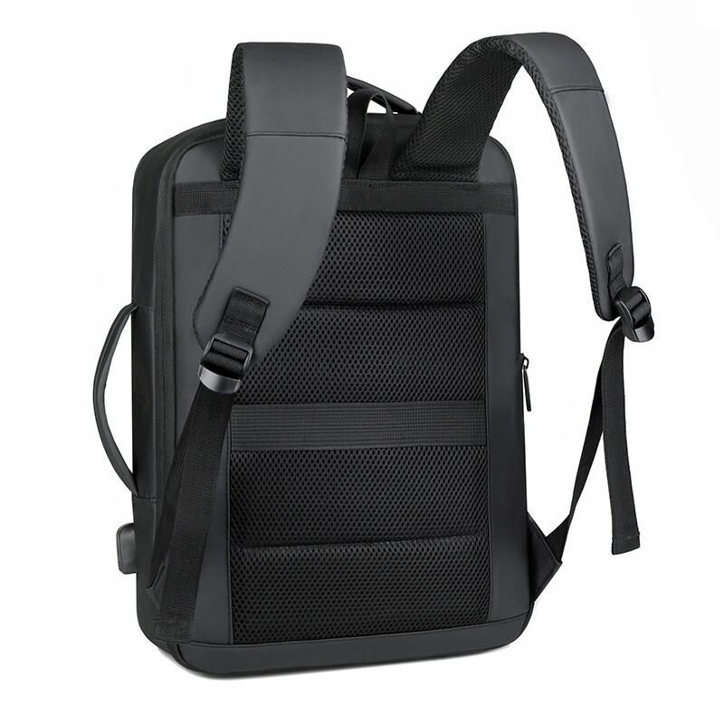 Vīriešu ūdensizturīga mugursoma, liela ietilpība, moderna mugursoma, paplašināma, moderna mugursoma koledžas klēpjdatora mugursoma