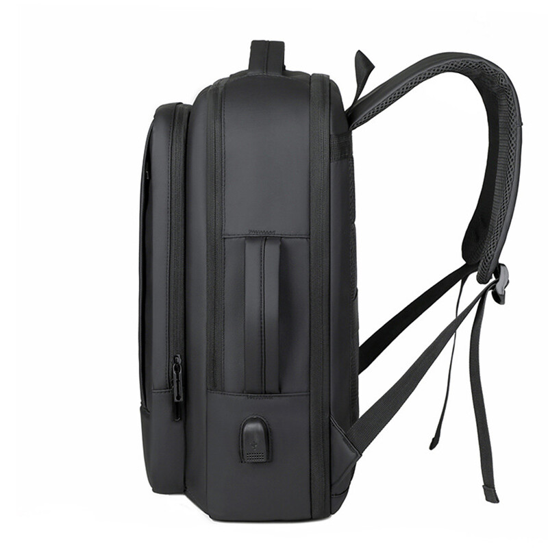 Vīriešu ūdensizturīga mugursoma, liela ietilpība, moderna mugursoma, paplašināma, moderna mugursoma koledžas klēpjdatora mugursoma