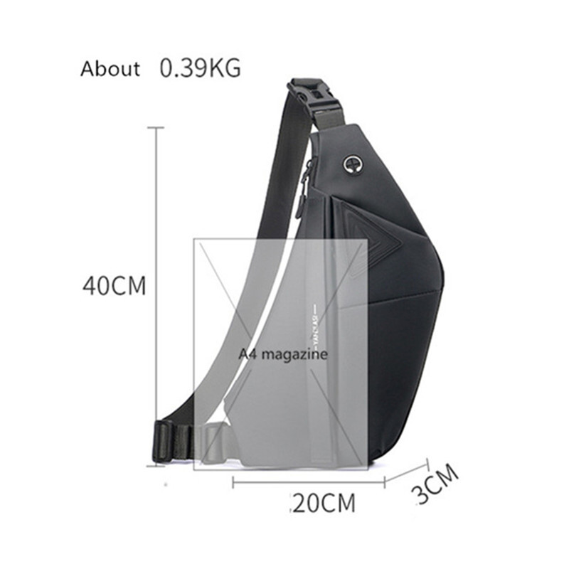 pretaizdzīšanas soma krūškurvja soma vīriešiem Messenger soma sling plecu soma mobilais tālrunis ūdensizturīgs soma ceļojumu sporta soma