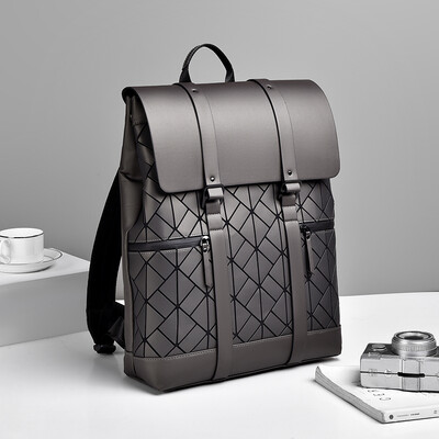 VC Rucsac Flip pentru bărbați de lux la modă Rucsac de călătorie de mare capacitate Rucsacuri școlare simple pentru bărbați, studenți