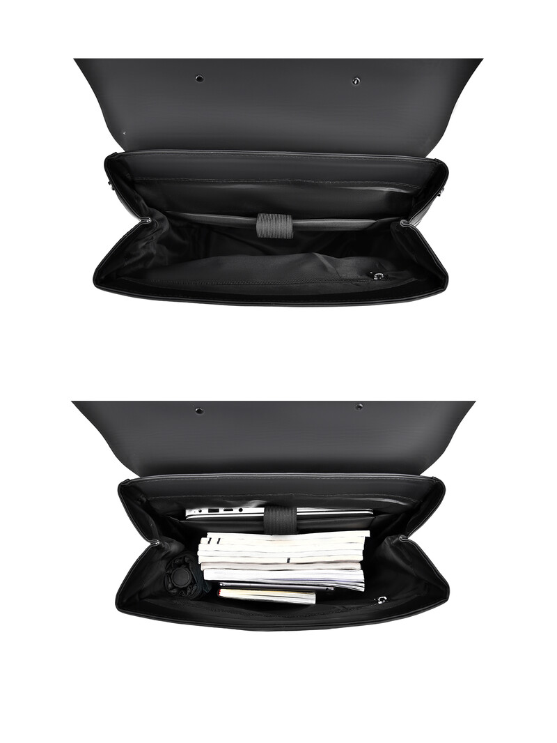 VC Rucsac Flip pentru bărbați de lux la modă Rucsac de călătorie de mare capacitate Rucsacuri școlare simple pentru bărbați, studenți