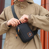 Genți sport pentru piept pentru bărbați, geantă de corp de umăr, geantă de mână pentru bărbați, geantă pentru telefon de călătorie.