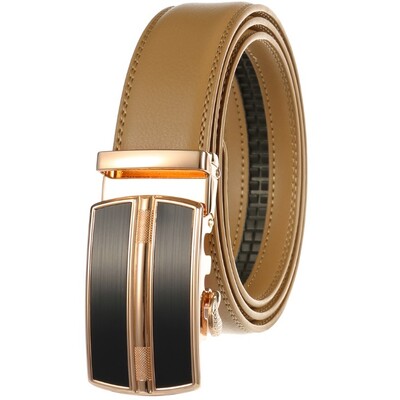 Poslovni remeni poznate robne marke Muški visokokvalitetni luksuzni remen oko struka od prave kože Plavi muški traperice s automatskom kopčom Remeni za muškarce