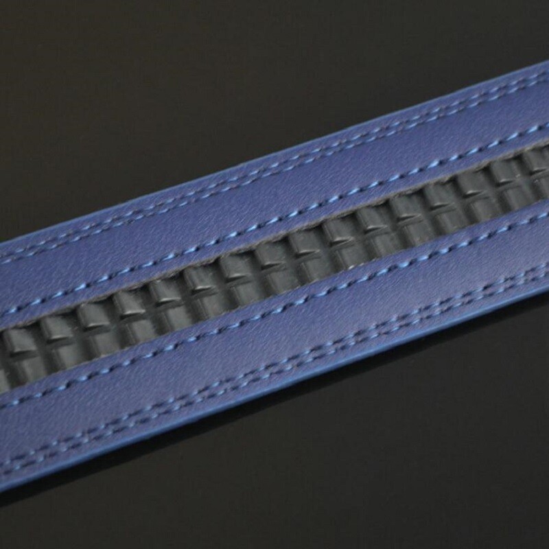 Poslovni remeni poznate robne marke Muški visokokvalitetni luksuzni remen oko struka od prave kože Plavi muški traperice s automatskom kopčom Remeni za muškarce