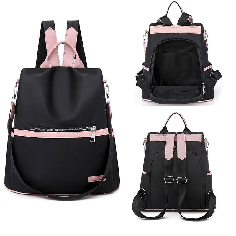 Vodootporni Oxford ženski ruksak Modni protuprovalni tinejdžerski učenici Školske torbe s više džepova Ženska putna torba za rame
