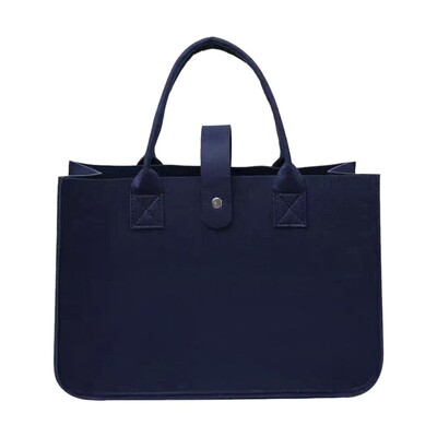 Geantă de umăr din pâslă de capacitate mare Organizator portabil de depozitare Geantă Messenger din pâslă Jucărie articole diverse Geanta de mână Crossbody Femei