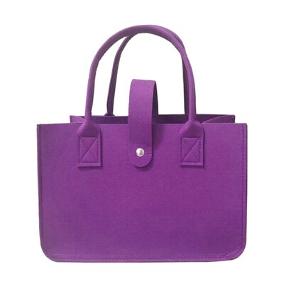 Geantă de umăr din pâslă de capacitate mare Organizator portabil de depozitare Geantă Messenger din pâslă Jucărie articole diverse Geanta de mână Crossbody Femei