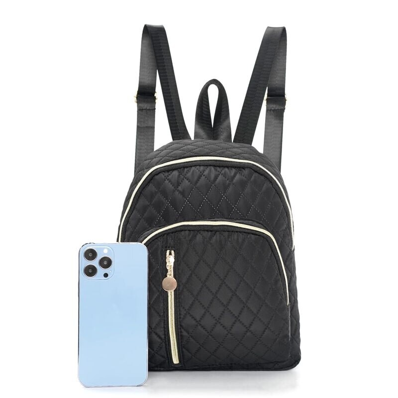 Stepēta raksta klasiska mugursoma