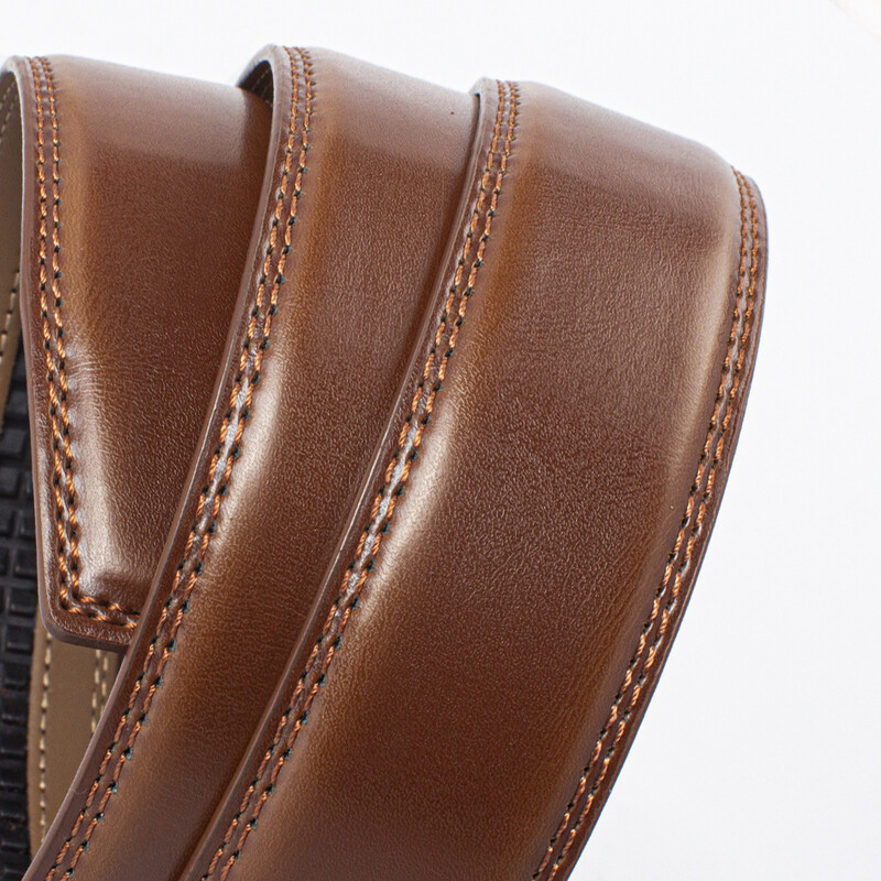 Cureaua din piele pentru barbati Curele disponibile automate multiple pentru petrecere a timpului liber Curele cu clichet la moda pentru barbati Curea cu catarama din aliaj 105 115 125 135 cm