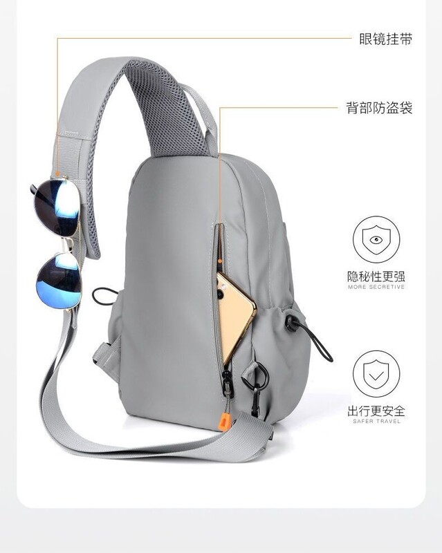 Muška višenamjenska protuprovalna USB torba za rame Torba za preko ramena Putna remenska torba Pack Messenger Pack Torba za prsa za muškarce Luksuzna marka