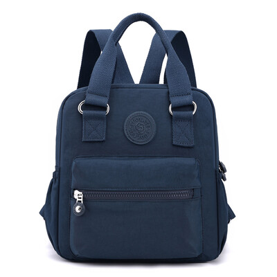 JAUNA Modes pretaizdzīšanas sieviešu mugursoma izturīga auduma neilona skolas soma Skaista stila meiteņu skolas mugursoma Sieviešu ceļojumu mugursoma