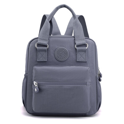 JAUNA Modes pretaizdzīšanas sieviešu mugursoma izturīga auduma neilona skolas soma Skaista stila meiteņu skolas mugursoma Sieviešu ceļojumu mugursoma