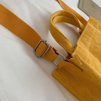 Дамска кадифена чанта с цип през рамо FemaleSmall Cotton Canvas Messenger Bag Retro Vintage Crossbody Bags Дамска чанта