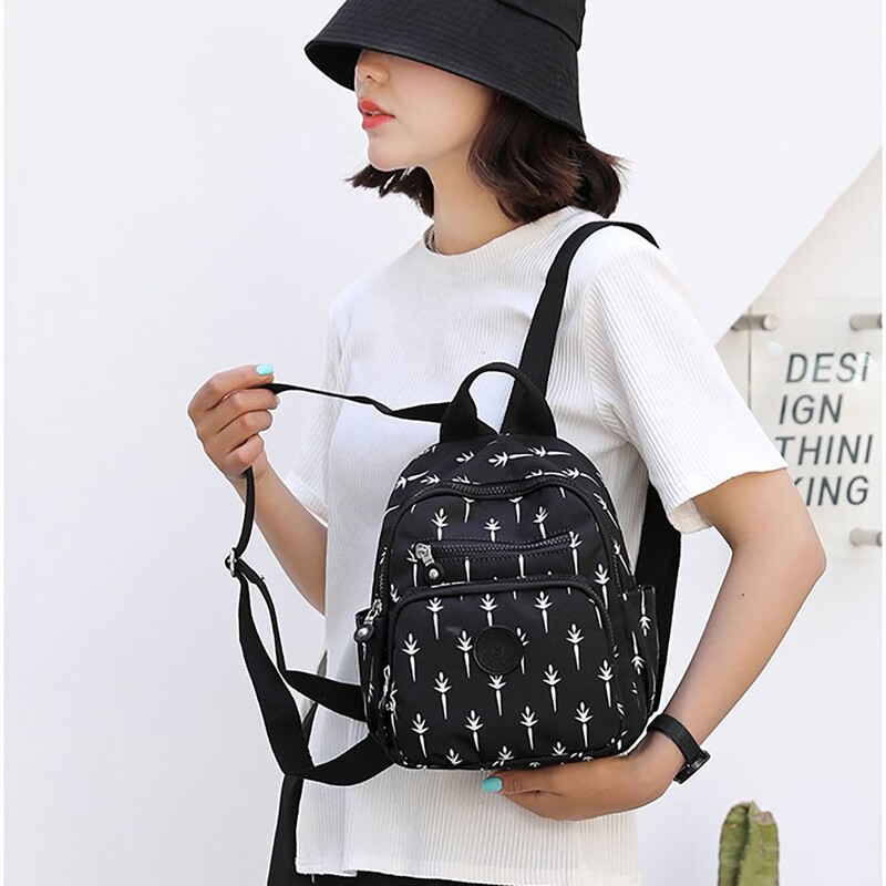 Rucsac de mare capacitate Genți de școală cu imprimare din nailon ușoară Geantă impermeabilă pentru elevi Sport de călătorie