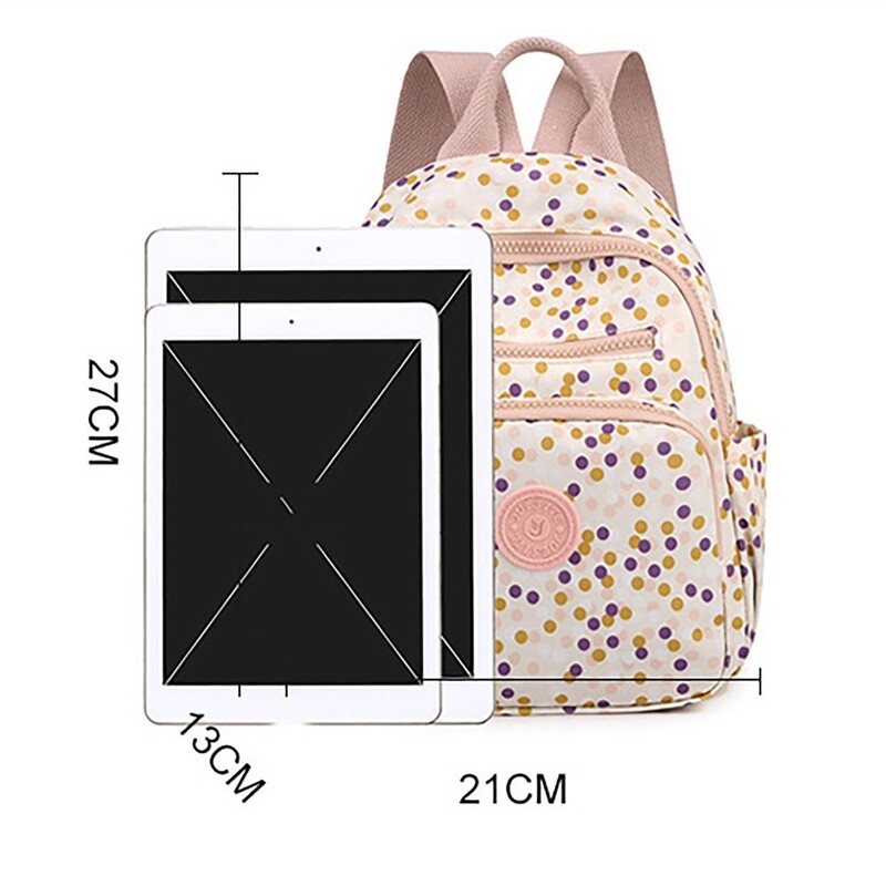 Rucsac de mare capacitate Genți de școală cu imprimare din nailon ușoară Geantă impermeabilă pentru elevi Sport de călătorie