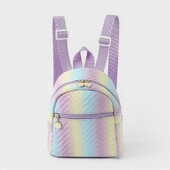 Rucsac clasic matlasat Mini Ombre Chevron