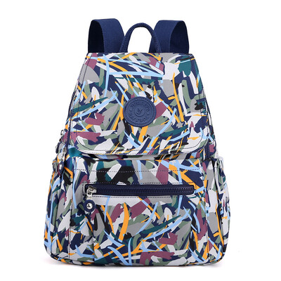 Rucsac de școală mare, ocazional, în 8 culori Rucsacuri impermeabile din nailon pentru femei Rucsac de călătorie de marcă pentru fete Genți de școală în tendințe