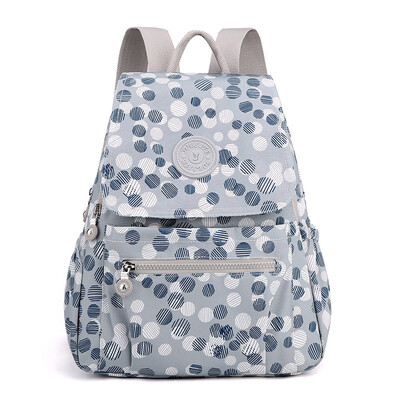 Rucsac de școală mare, ocazional, în 8 culori Rucsacuri impermeabile din nailon pentru femei Rucsac de călătorie de marcă pentru fete Genți de școală în tendințe